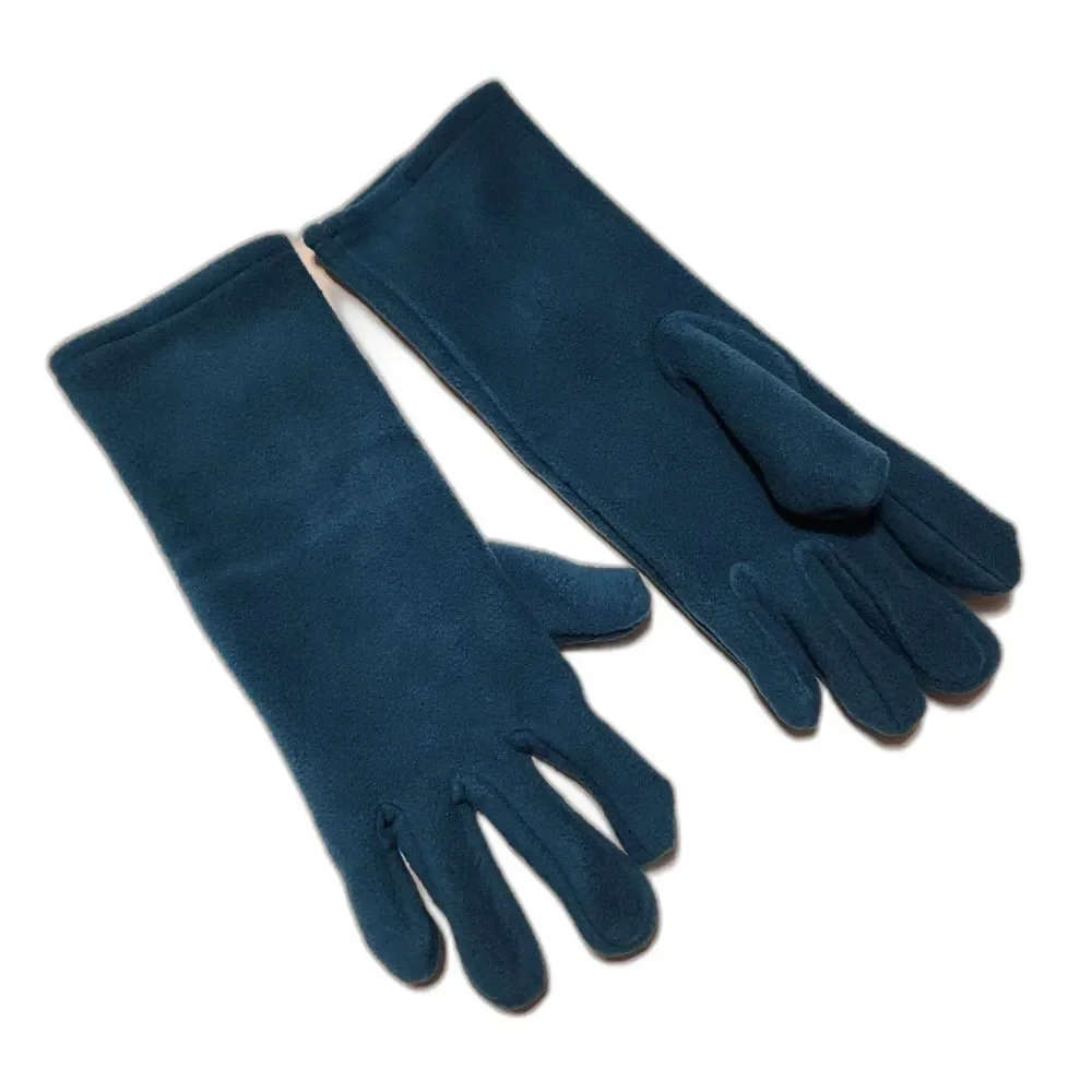 Cozy Blue Fleece Soft Winter Warm Gloves